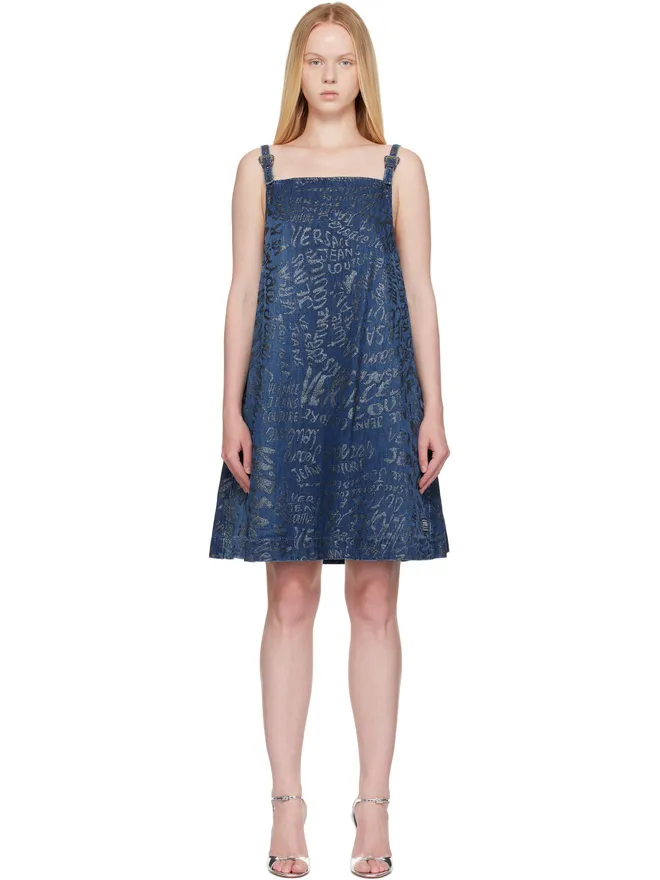Versace Jeans Couture Versace Jeans Couture Glitter Finish ミニワンピースの商品画像