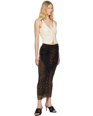 Versace Jeans Couture Baroque Buckle ルーシュ ベスト - サムネイル4