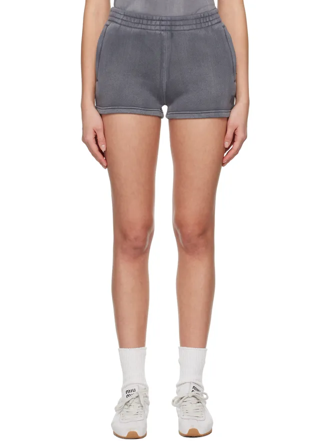 alexanderwang.t alexanderwang.t パフロゴ プリント ショートパンツの商品画像