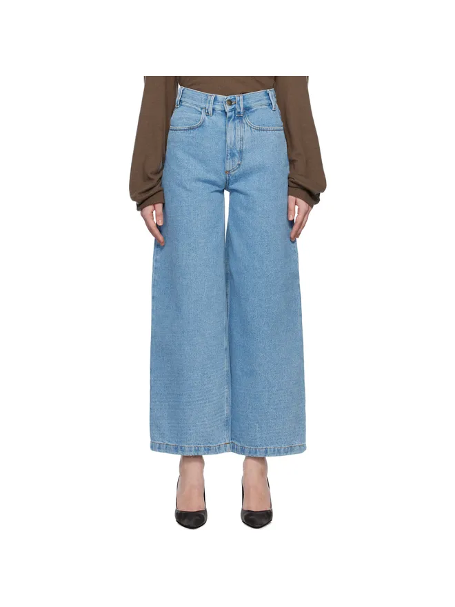 Meta Campania Collective Meta Campania Collective Egon ワイドレッグ ウォッシュドジーンズの商品画像