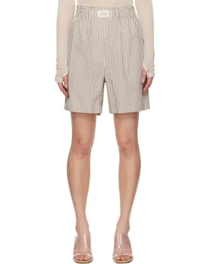 Silk Laundry コットン ボクサー ショートパンツ - サムネイル1
