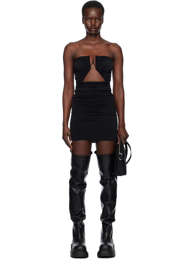 Rick Owens Rick Owens Hollywood Prong ミニワンピースの商品画像