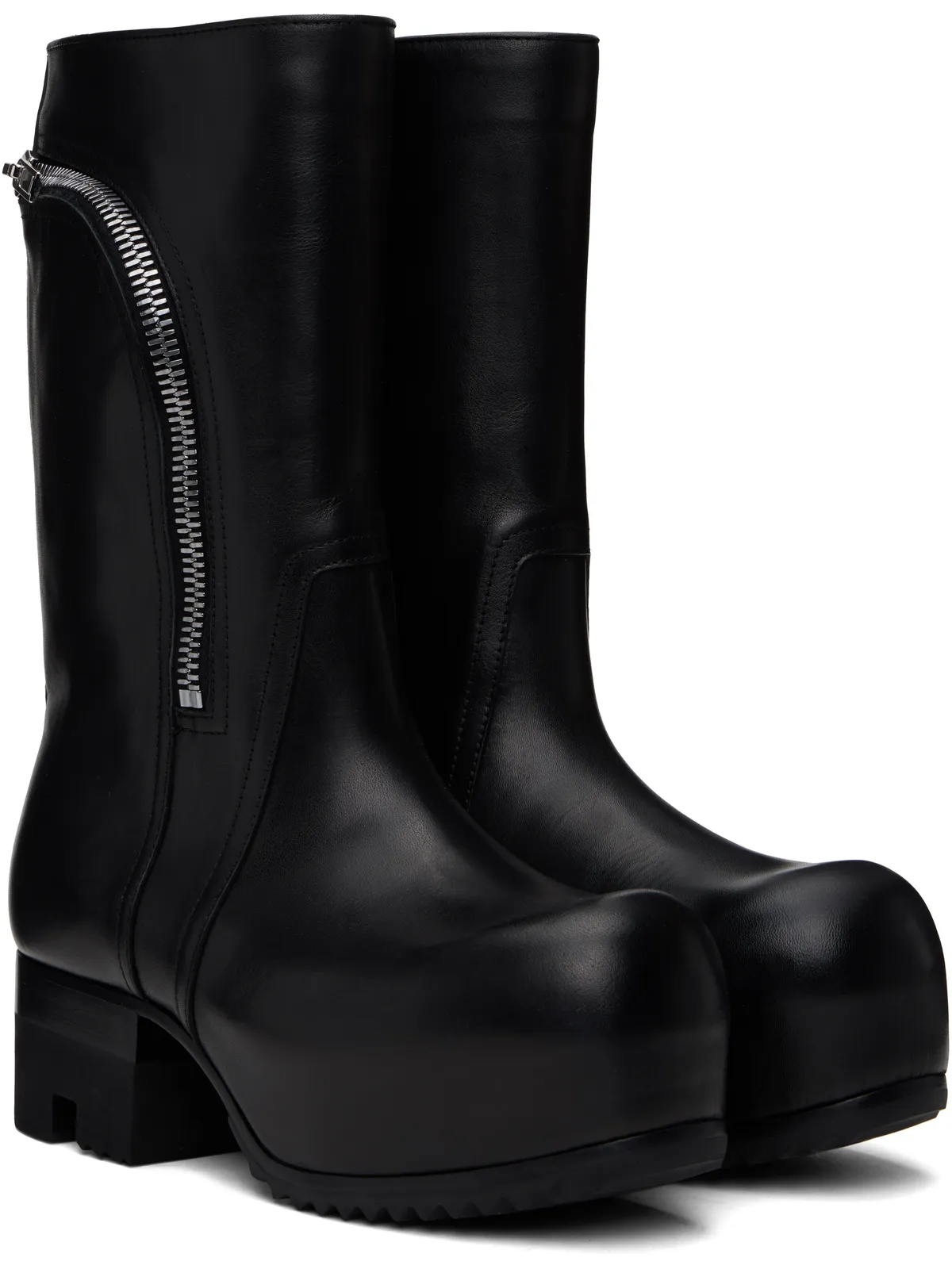 Rick Owens Hollywood Bauhaus Ballast Pull ブーツ - 画像4