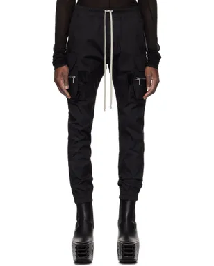 Rick Owens ブラック Hollywood Mastadon カーゴパンツ - サムネイル1