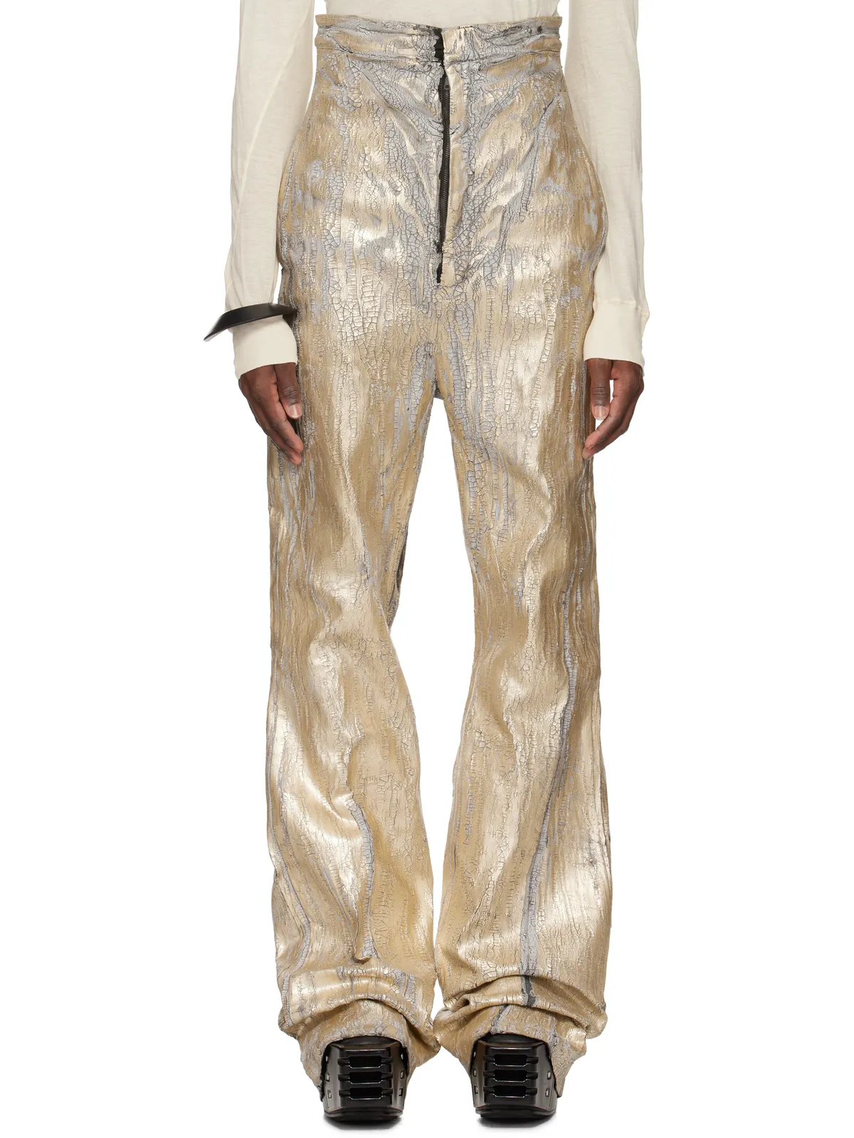 Rick Owens Hollywood Bolan Megacrust ジーンズ - 画像1