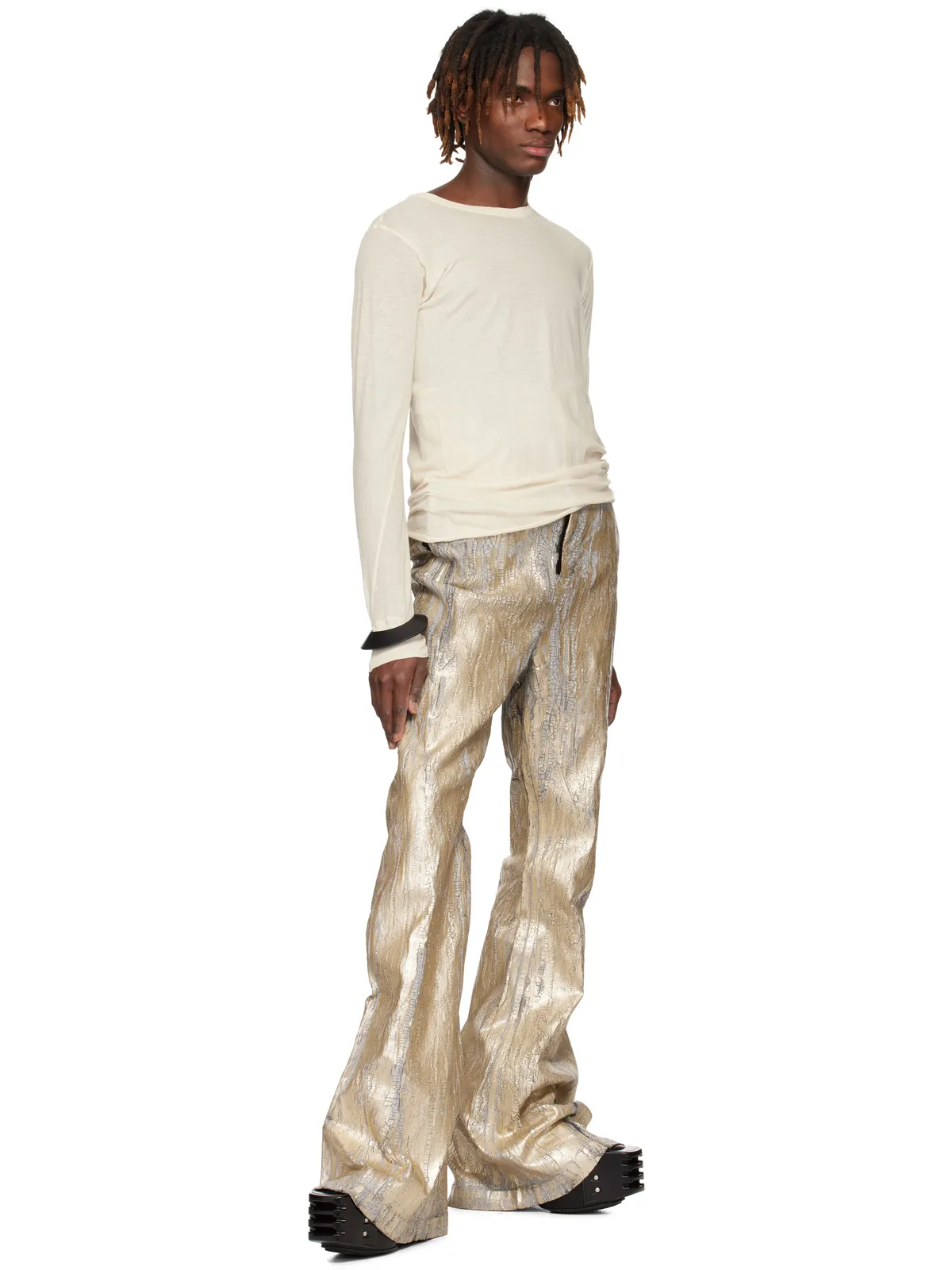 Rick Owens Hollywood Bolan Megacrust ジーンズ - 画像4