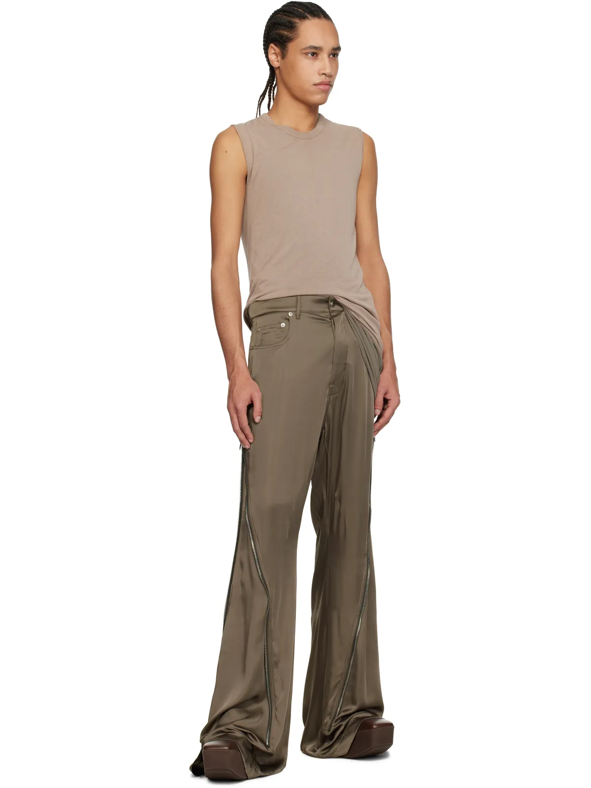 Rick Owens Hollywood Bolan Banana トラウザーズ - 画像5