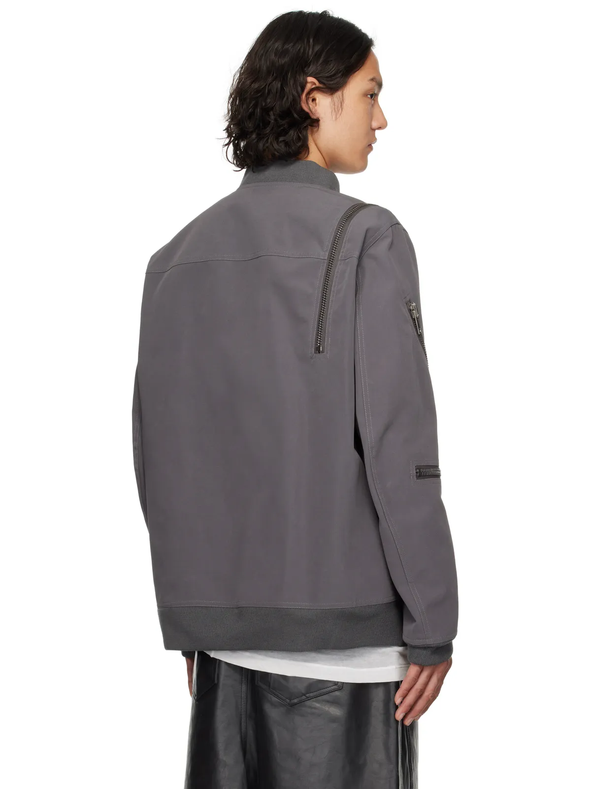 Rick Owens Hollywood Jumbo Headon フライトジャケット - 画像3