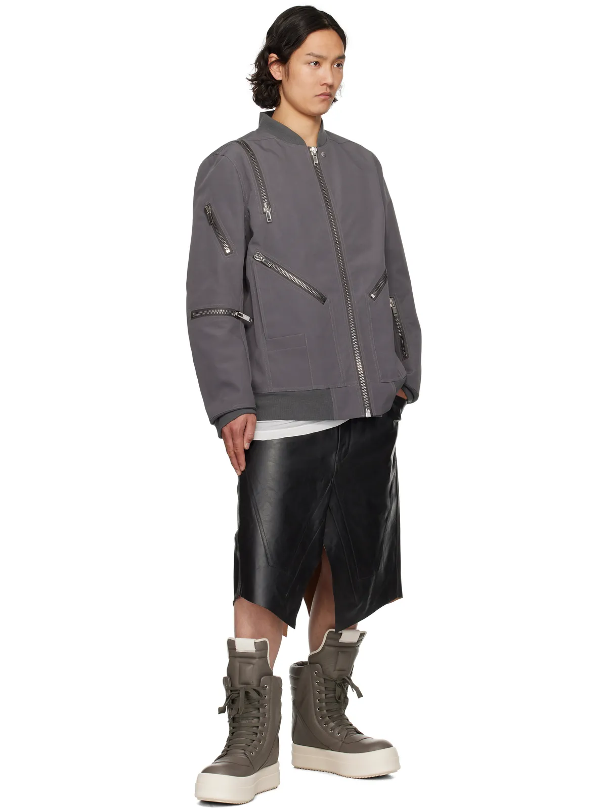 Rick Owens Hollywood Jumbo Headon フライトジャケット - 画像4