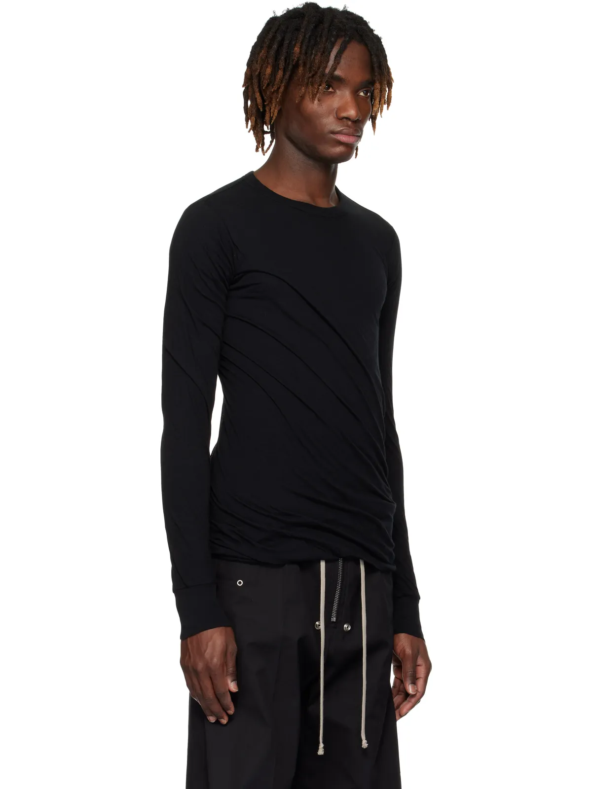 Rick Owens Hollywood Double LS Tシャツ - 画像2