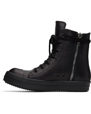 Rick Owens Hollywood レザースニーカー - サムネイル3
