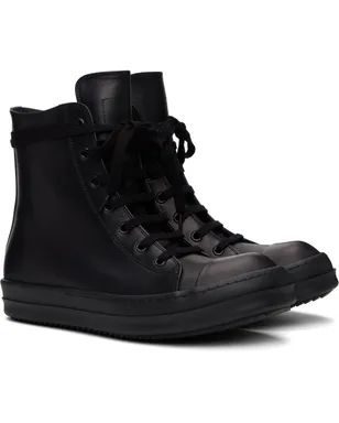 Rick Owens Hollywood レザースニーカー - サムネイル4
