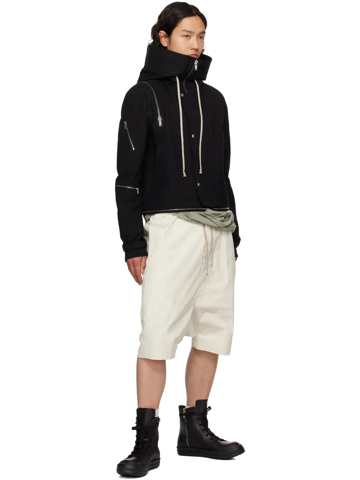 Rick Owens Hollywood レザースニーカー - 画像5