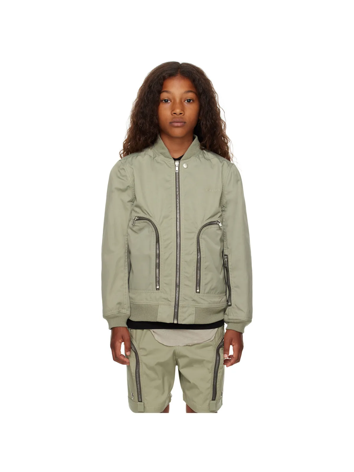 Rick Owens キッズ｜ Hollywood Bauhaus フライト ボンバージャケット - 画像1