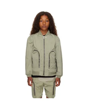 Rick Owens キッズ｜ Hollywood Bauhaus フライト ボンバージャケット - サムネイル1