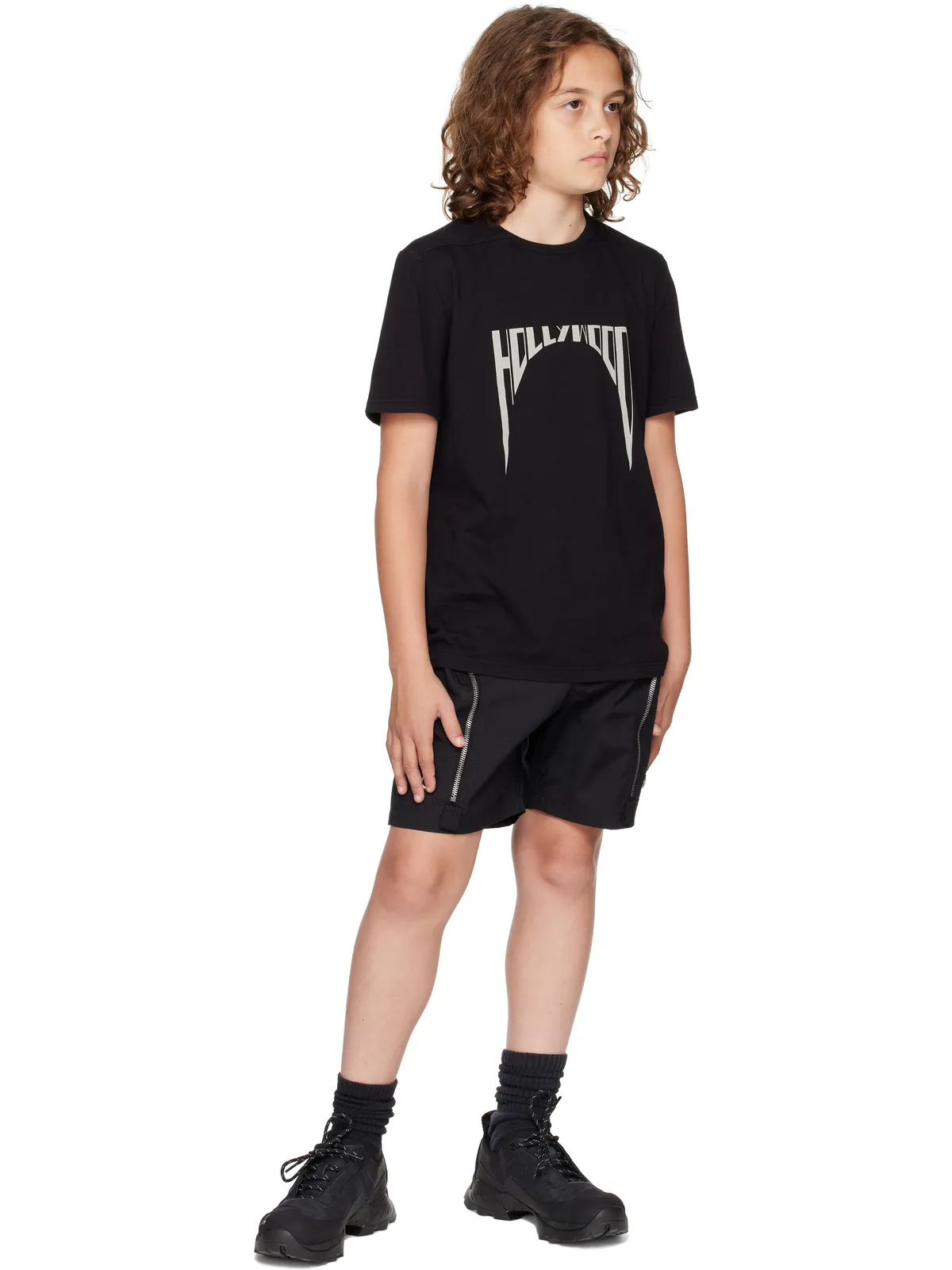 Rick Owens キッズ｜ Hollywood Bauhaus ショートパンツ - 画像4