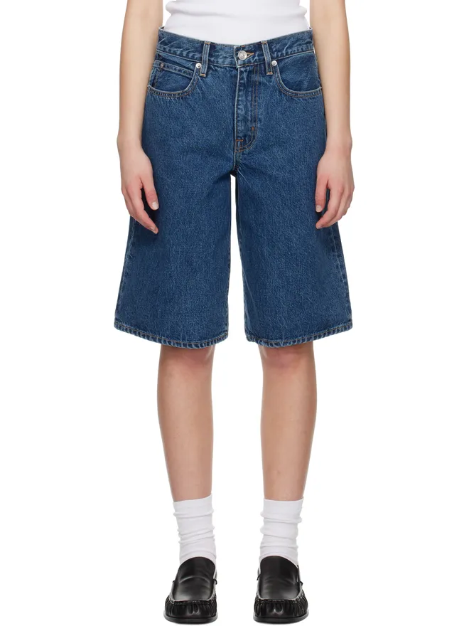 SLVRLAKE SLVRLAKE Baggy Grace デニムショートパンツの商品画像