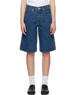 SLVRLAKE Baggy Grace デニムショートパンツ - サムネイル1
