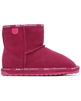 EMU Australia キッズ｜ Barbieコレクション ピンク Wallaby Mini ブーツ - サムネイル1
