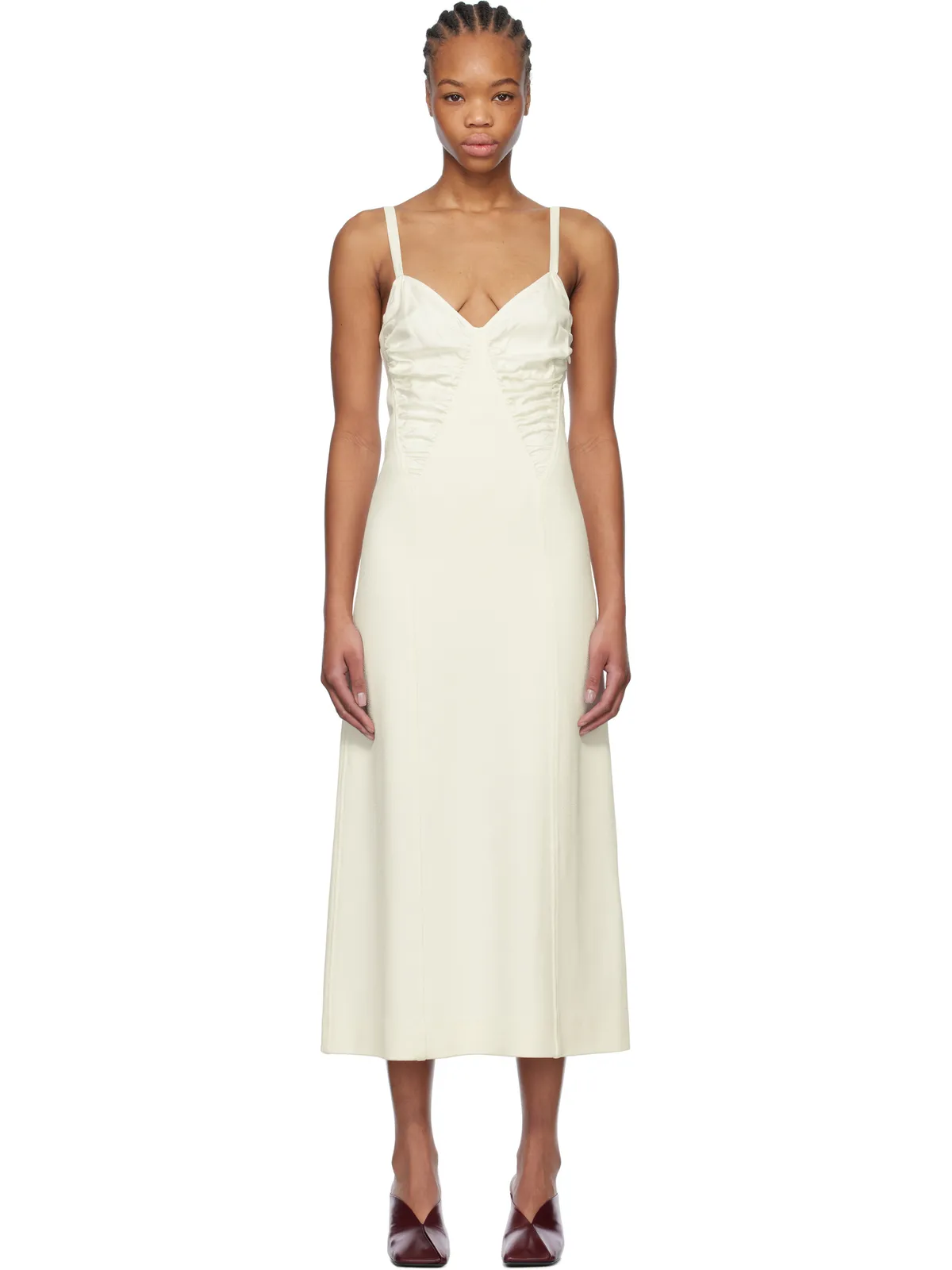 Jil Sander ノースリーブ ミディアムワンピース - 画像1
