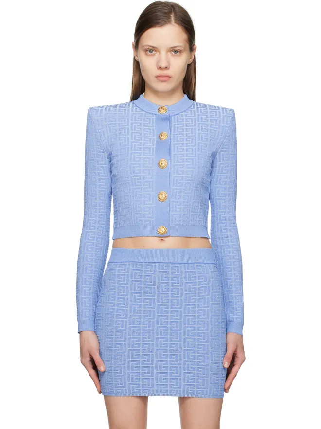 BALMAIN BALMAIN PB Labyrinth ニットカーディガンの商品画像