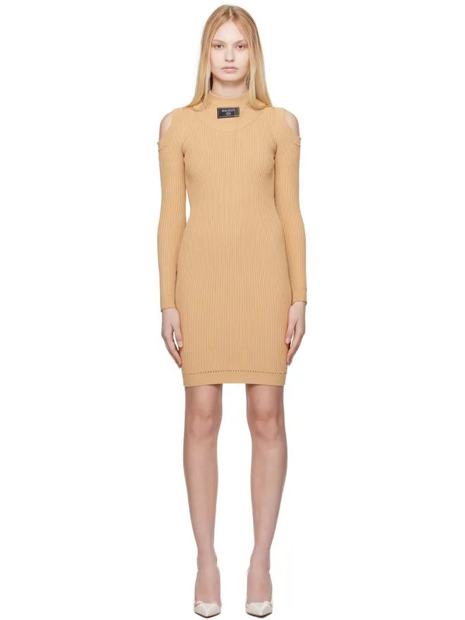 BALMAIN BALMAIN Shoulder Cut ニット ミニワンピースの商品画像