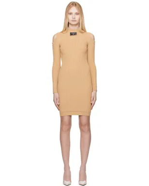 BALMAIN Shoulder Cut ニット ミニワンピース - サムネイル1