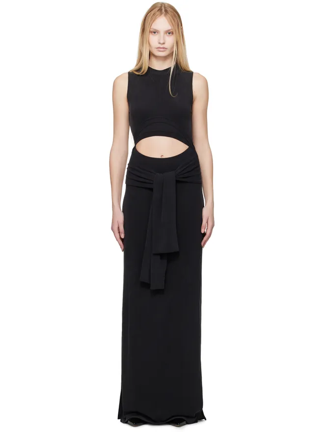 BALMAIN BALMAIN ノット カットアウト マキシドレスの商品画像