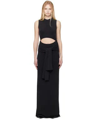 BALMAIN ノット カットアウト マキシドレス - サムネイル1