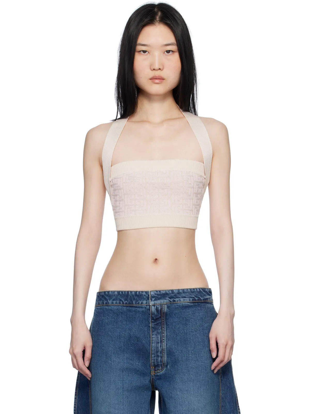 BALMAIN PB Labyrinth モノグラム トップス - 画像1
