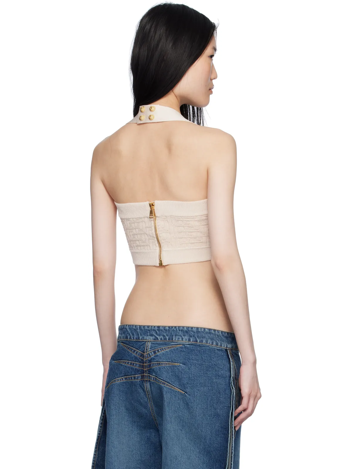BALMAIN PB Labyrinth モノグラム トップス - 画像3