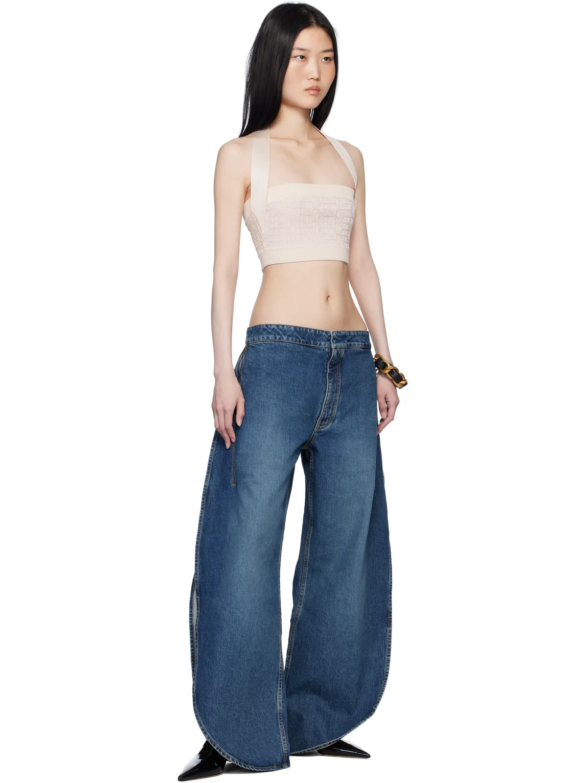 BALMAIN PB Labyrinth モノグラム トップス - 画像4