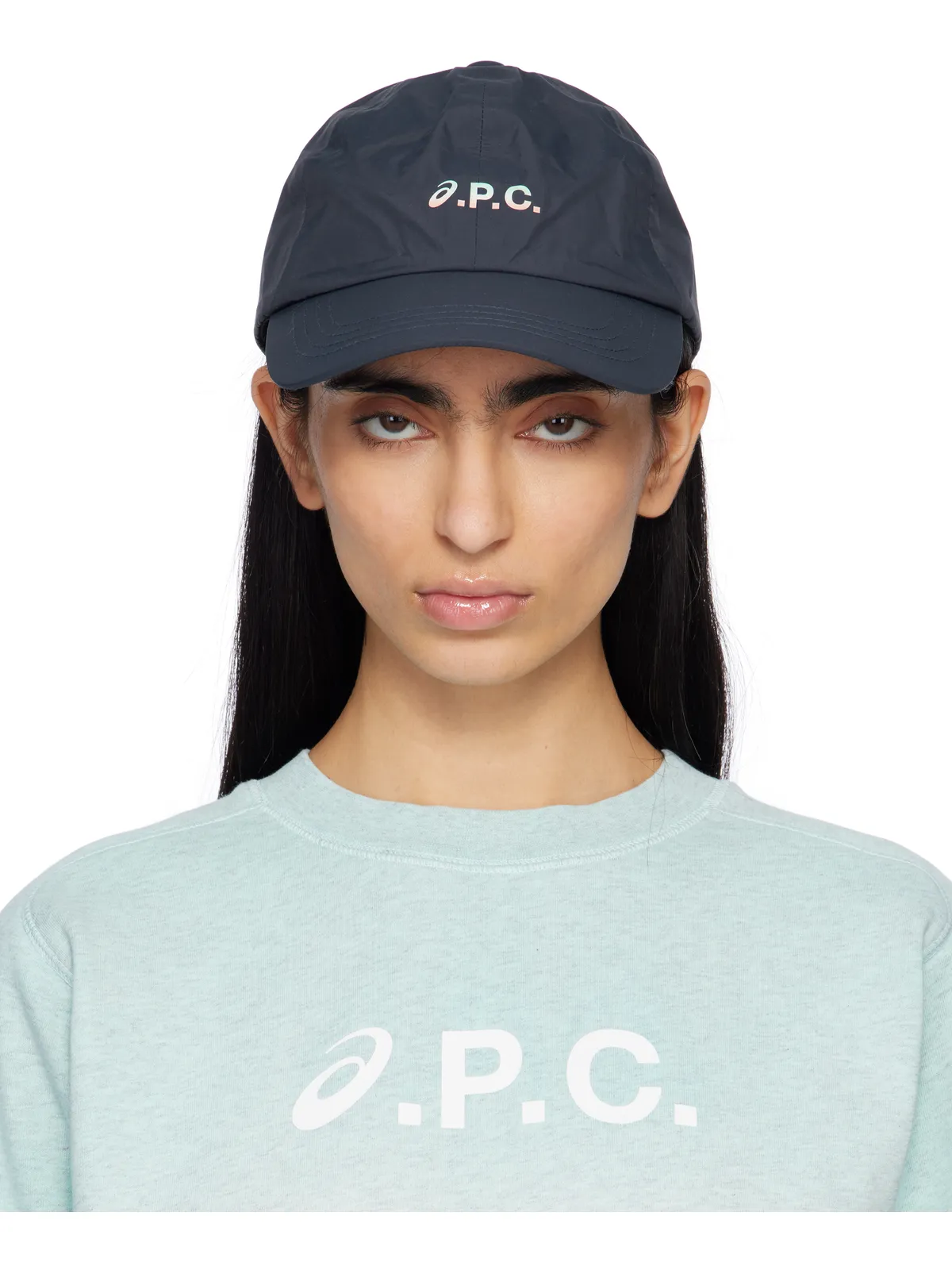 A.P.C. ASICSエディション Charlie ベースボールキャップ - 画像1