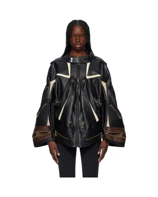 Junya Watanabe Komine Protector フェイクレザー ジャケット - サムネイル1