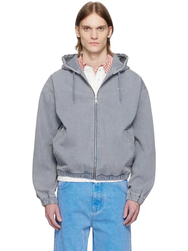 Lacoste Lacoste ウォッシュエフェクト フード デニムジャケットの商品画像