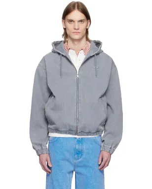 Lacoste ウォッシュエフェクト フード デニムジャケット - サムネイル1
