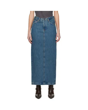 WARDROBE.NYC デニム コラム ミディアムスカート - サムネイル1
