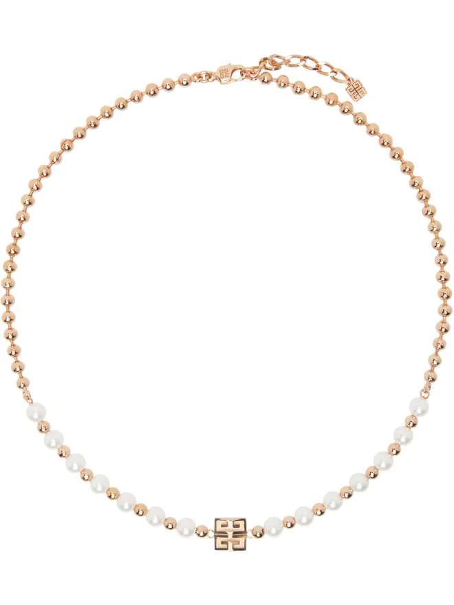 Givenchy Givenchy ローズゴールド 4G フェイクパール ネックレスの商品画像