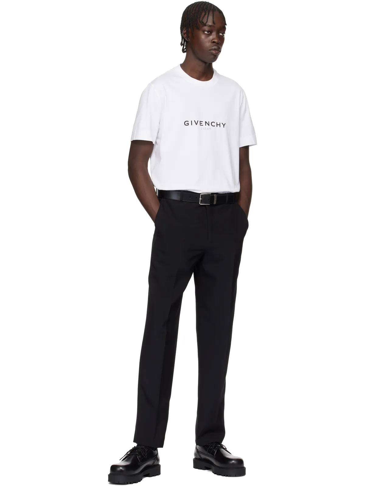 Givenchy Gentleman レザーベルト - 画像3
