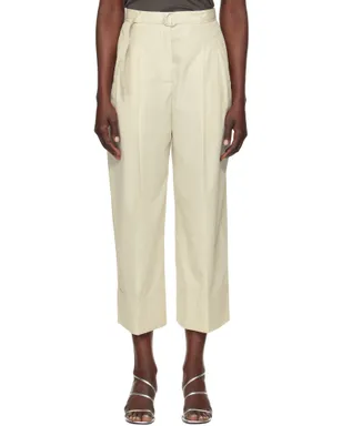 3.1 Phillip Lim ツータック クロップド ワイドパンツ - サムネイル1