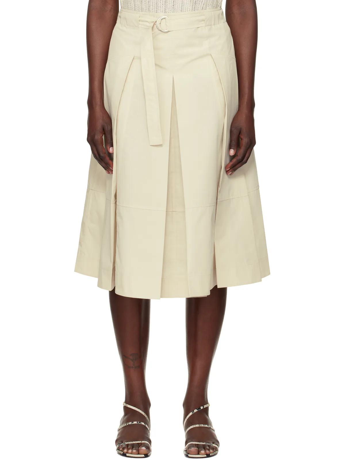 3.1 Phillip Lim ユーティリティ ポプリン ミディアムスカート - 画像1
