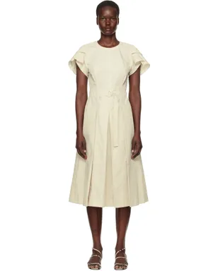 3.1 Phillip Lim Cascade Petal Sleeve ミディアムワンピース - サムネイル1