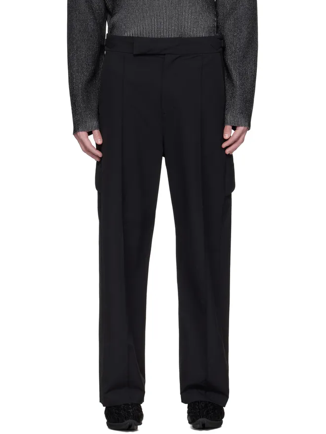 A.A. Spectrum A.A. Spectrum ブラック Dapper カーゴパンツの商品画像