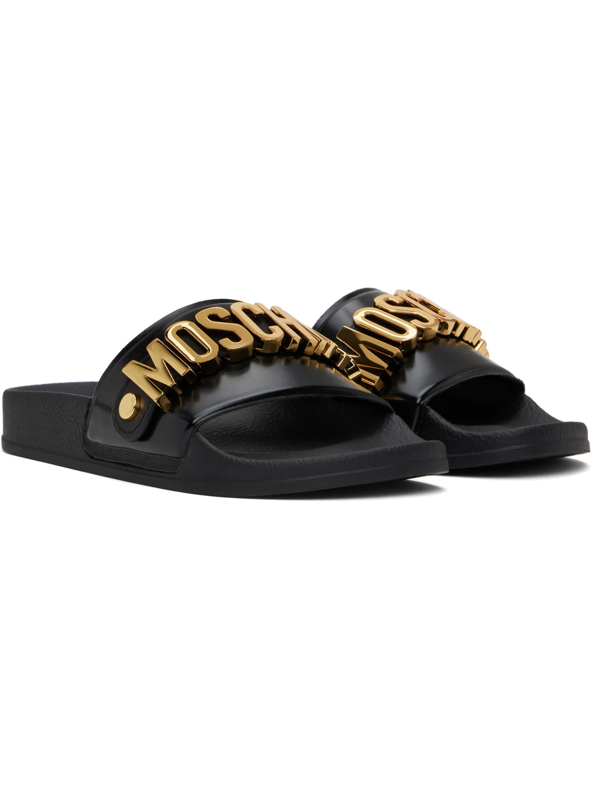 Moschino レタリングロゴ プールスライド - 画像4