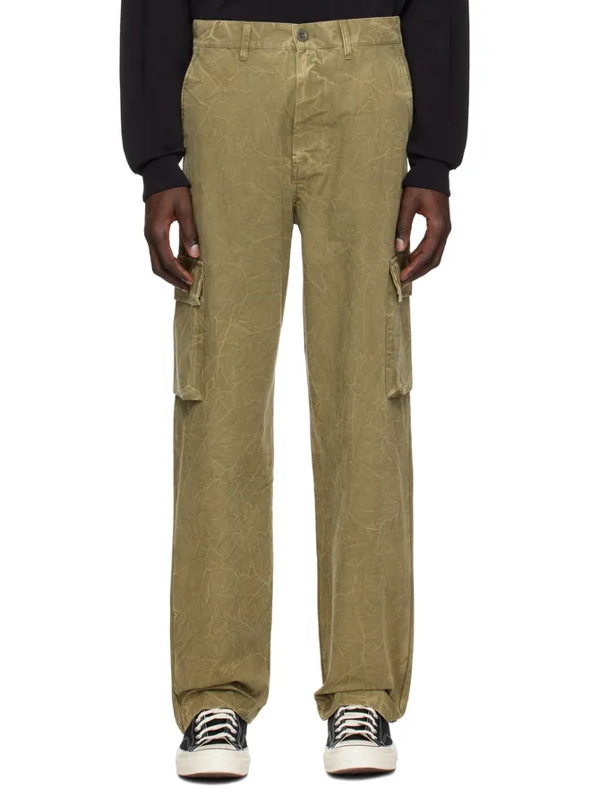 JOHN ELLIOTT JOHN ELLIOTT カーキ Corpus カーゴパンツの商品画像