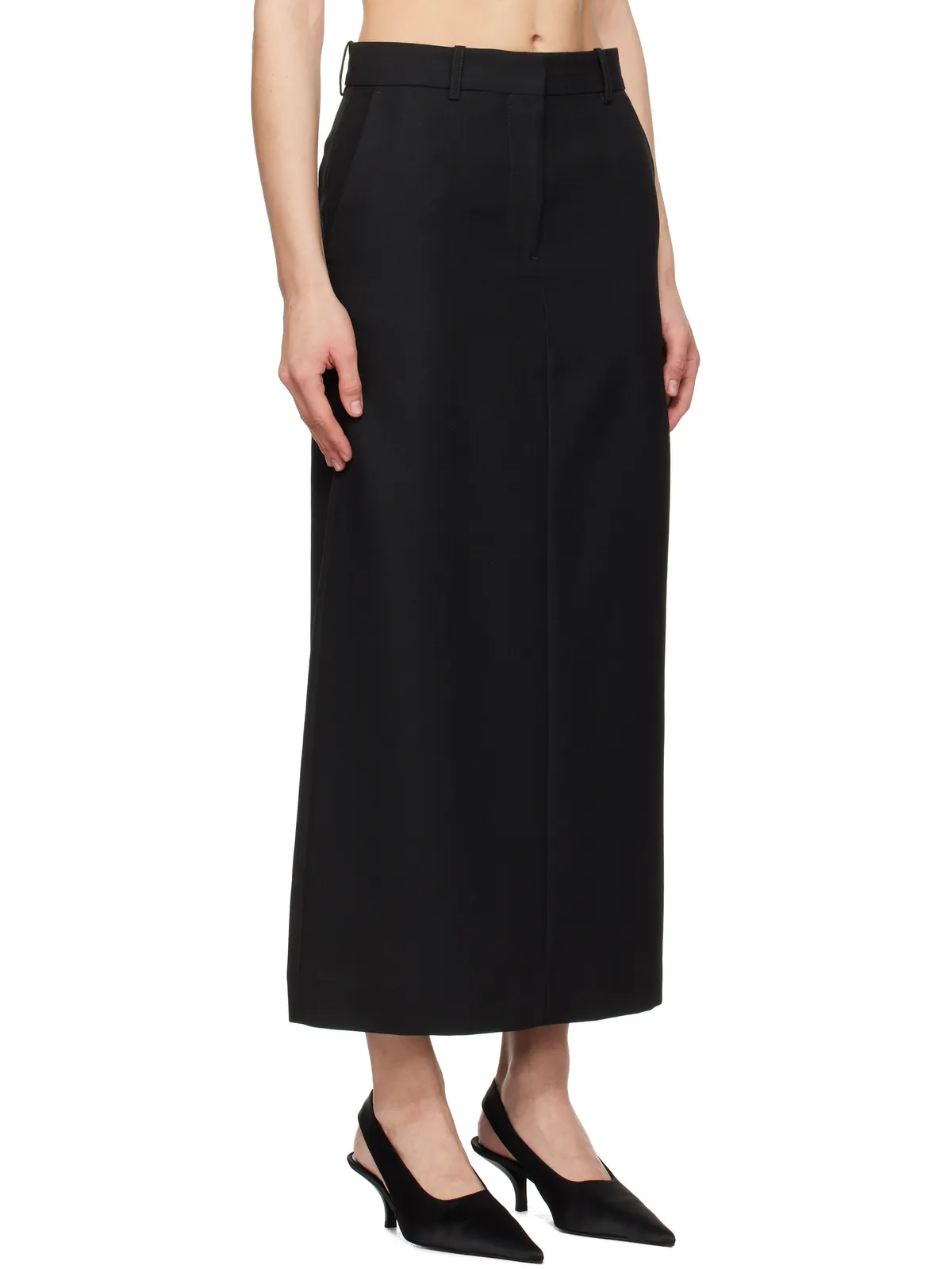 TOTEME ローウエスト ストレート マキシスカート - 画像2