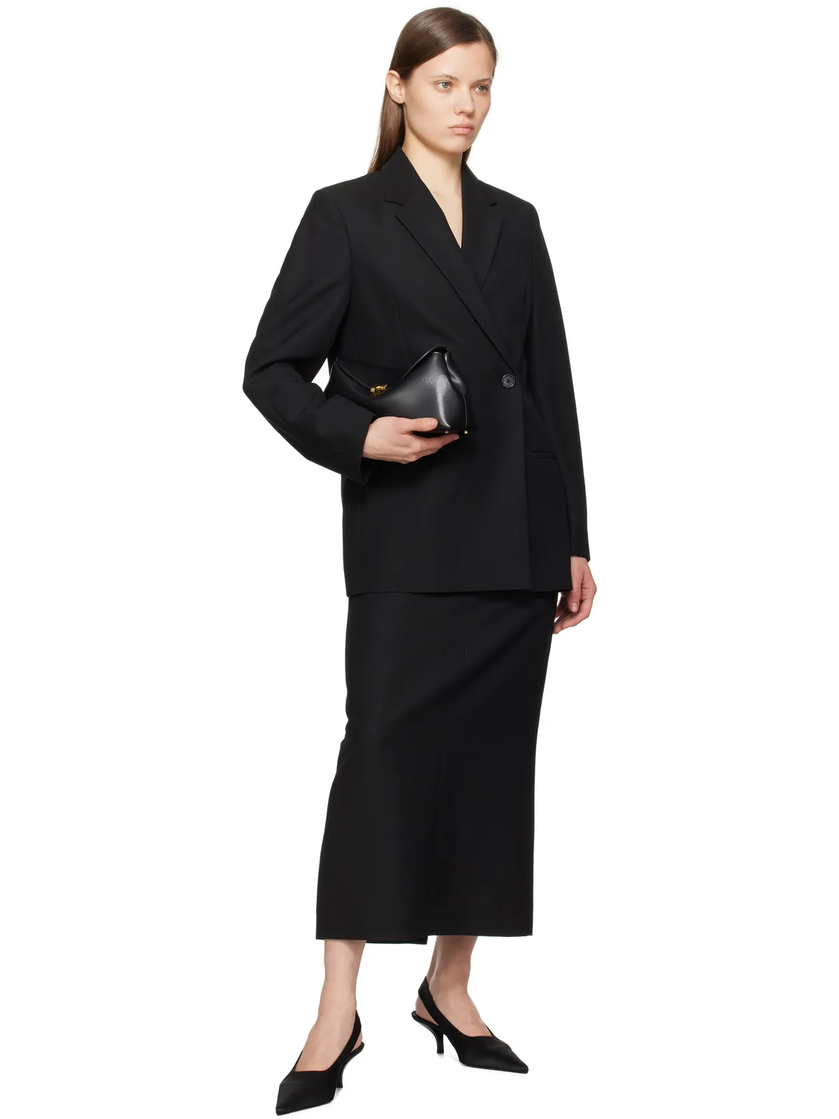 TOTEME ローウエスト ストレート マキシスカート - 画像4