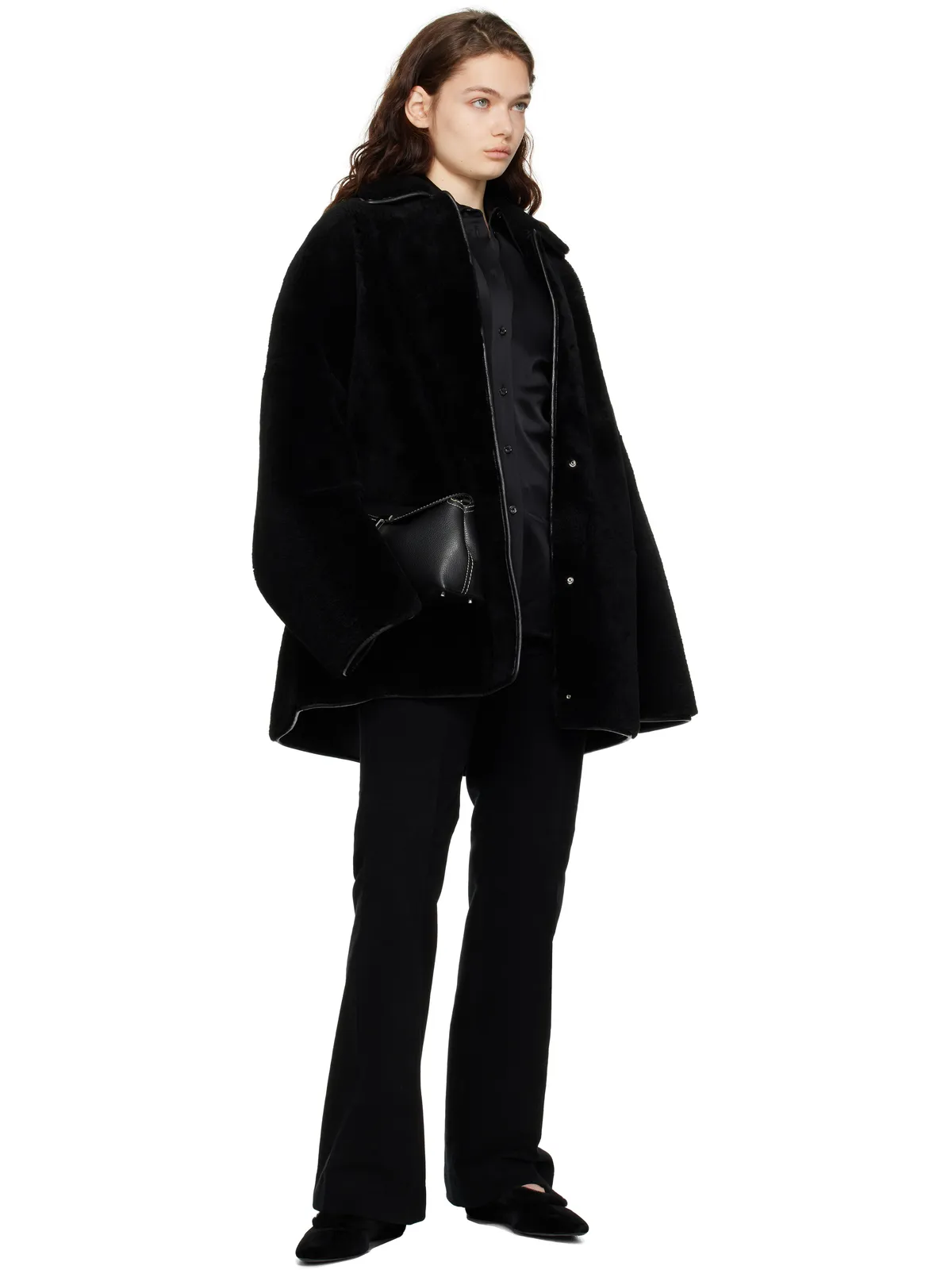 TOTEME Teddy Overshirt シアリングジャケット - 画像4