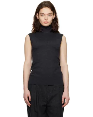 TOTEME ノースリーブ スカーフ ニット トップス - サムネイル1