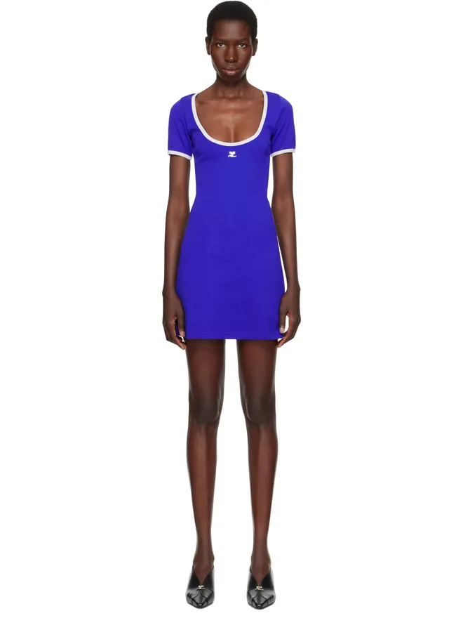 Courrèges Courrèges Holistic コントラスト ミニワンピースの商品画像